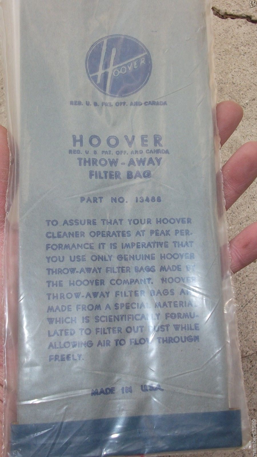 Genuine Hoover Hand Held Vacuum Cleaner Bags Models 2726 2836 13802 gallery