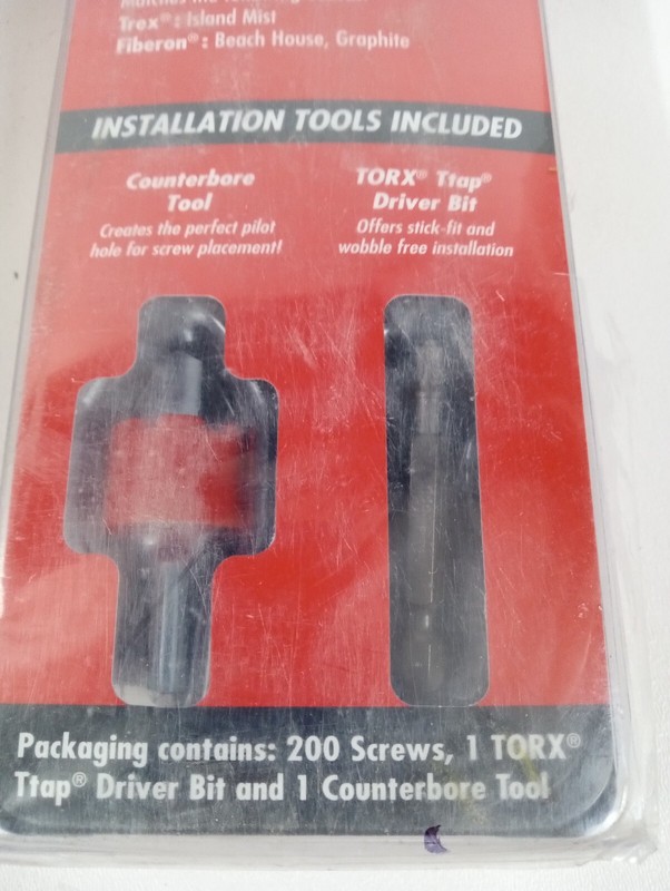 NEW FastenMaster TrapEase Color Matched Fascia 1-3/4" Fastener 200Pk ISLAND MIST gallery