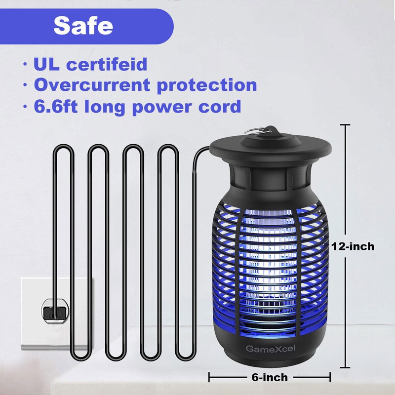 Mosquito Fly Bug Insect Zapper Killer Electronic Light Trap Lamp Indoor Outdoor gallery