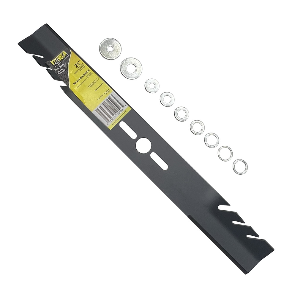 HERO Mulching Mower Blade Universal Fit For 21" Deck Universal Applications
