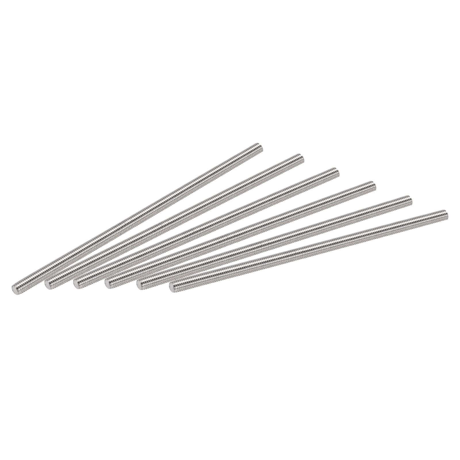 6Pcs M5 x 130mm Fully Threaded Rod 304 Stainless Steel Right Hand,0.8mm Pitch gallery