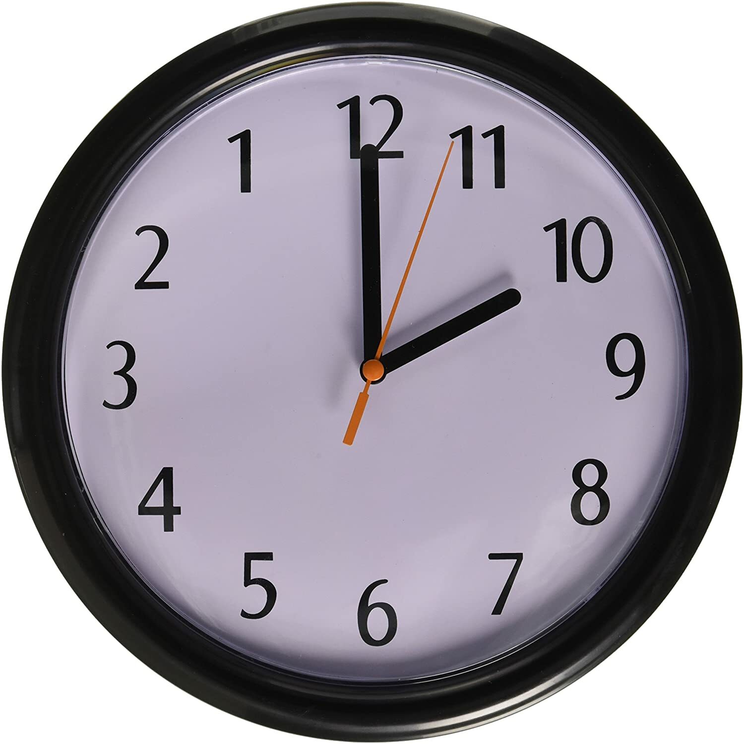 Backwards Wall Clock 9" Reverse Counter Clockwise Time - Gag Joke Prank Gift Toy gallery