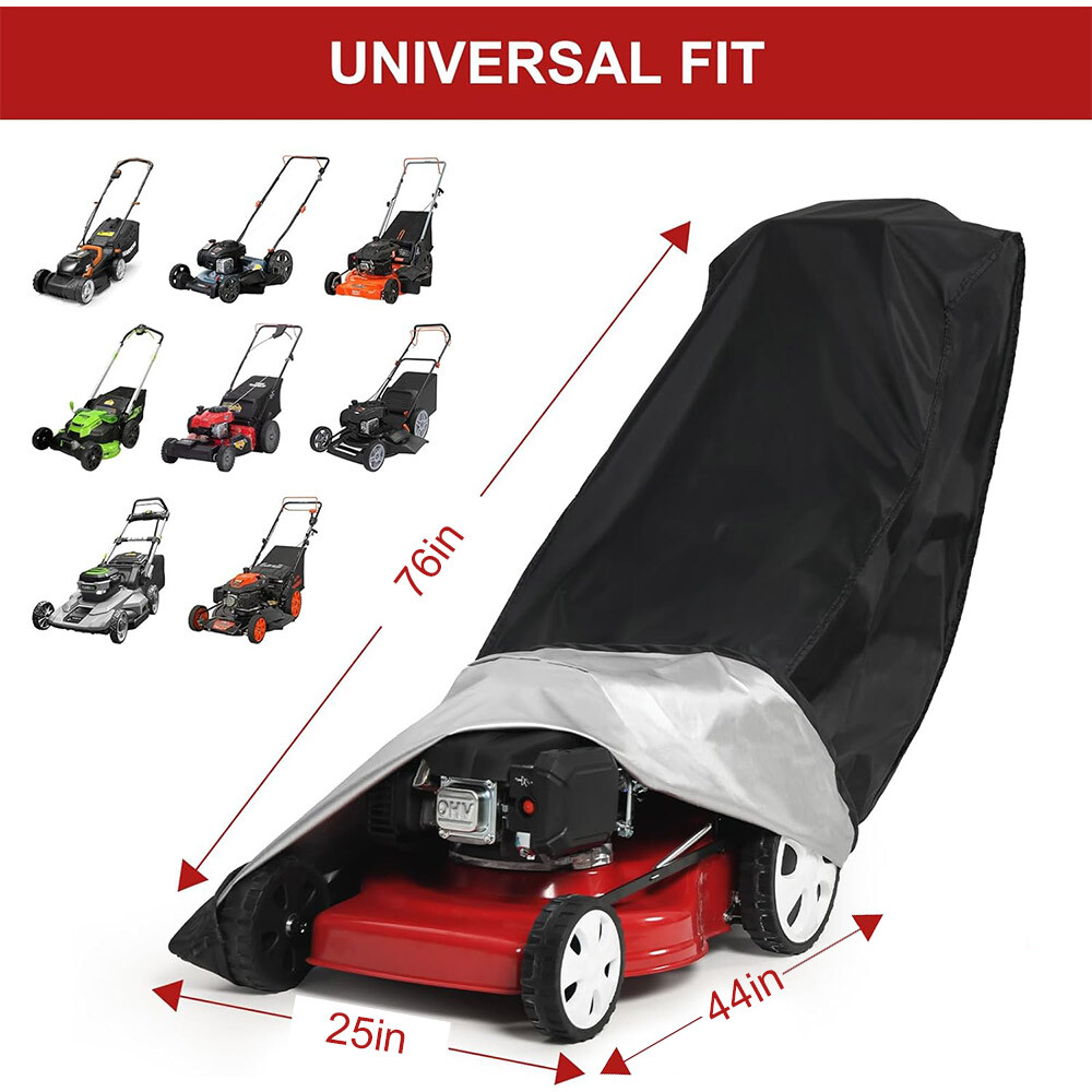 Waterproof Push Lawn Mower Cover Heavy Duty UV Protector Storage Universal Fit gallery