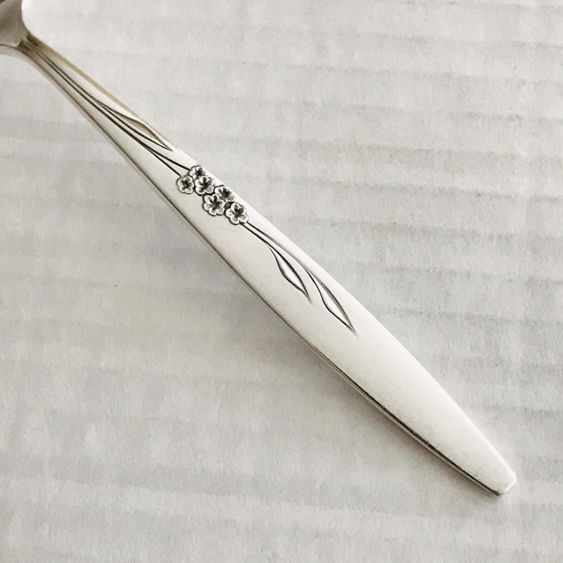 Oneida Community Silverplate Enchantment Gentle Rose 6 Teaspoons gallery
