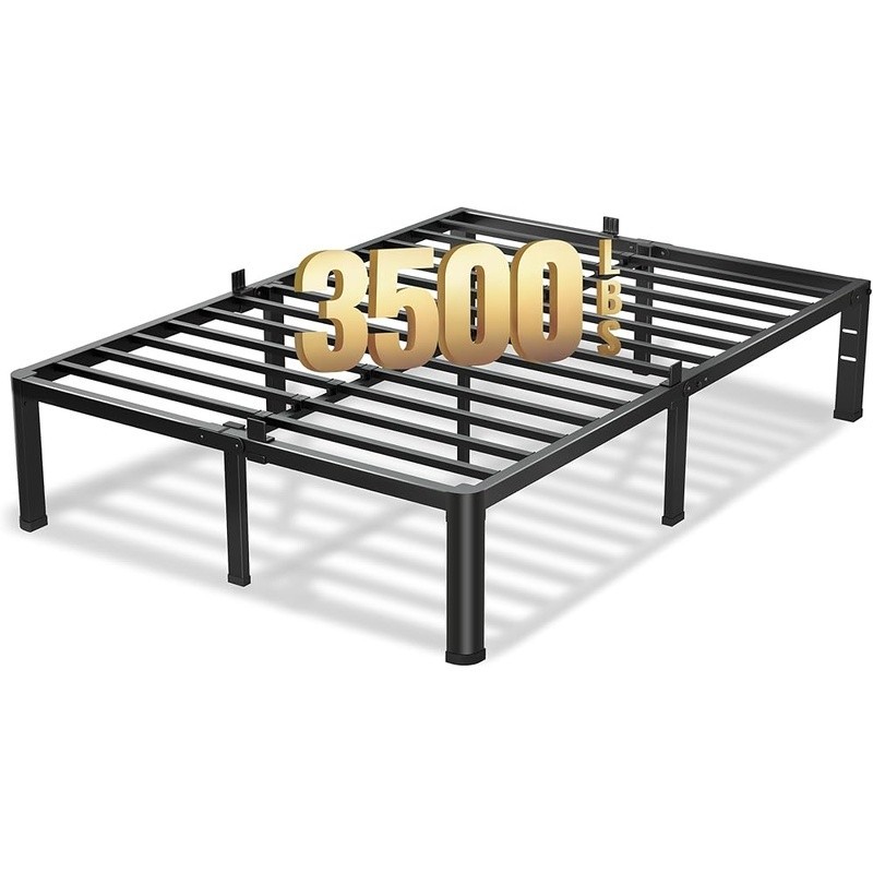 Sturdy Metal Bed Frame Squeak Resistant Heavy Duty Storage Easy Assembly New gallery