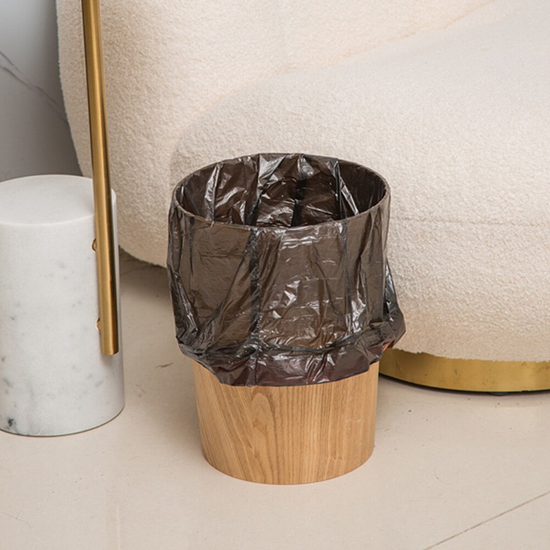 US 75-150 Pack 15 Liter Small Garbage Trash Bags Durable w/ Drawstring 4 Gallon gallery