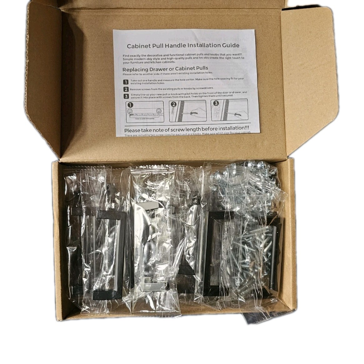 30 Pack 3 Inch Stainless Steel Cabinet Pulls Handles with 3 Inch Hole Center gallery