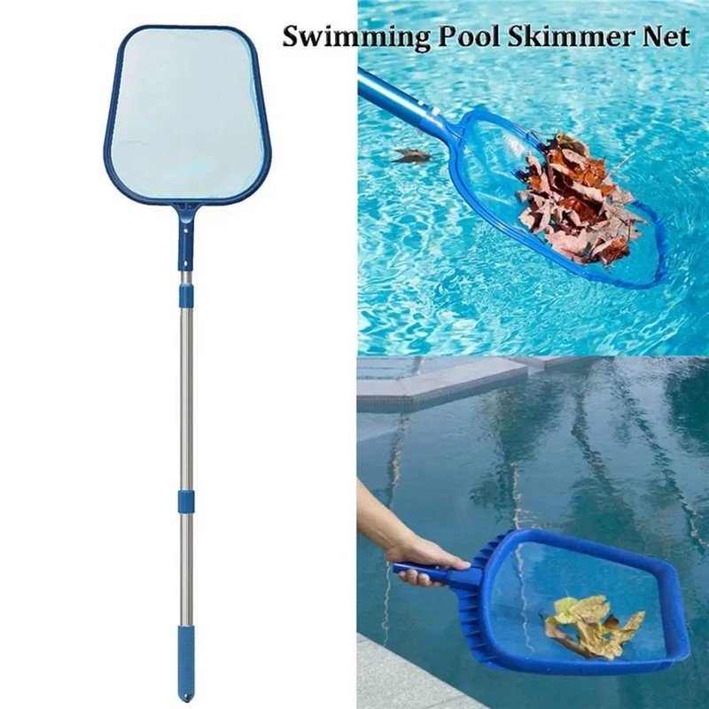 Heavy Duty Pool Skimmer Leaf Rake Net Cleaning Swimming Pool Fine Mesh Netting gallery