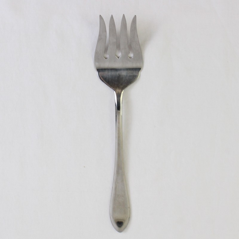 Retroneu Roseanne Solid Serving Fork 18/8 Stainless Steel 8.75 Inches