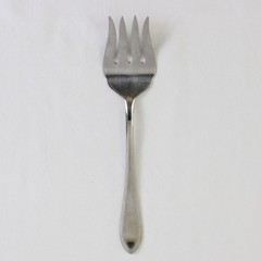 Retroneu Roseanne Solid Serving Fork 18/8 Stainless Steel 8.75 Inches