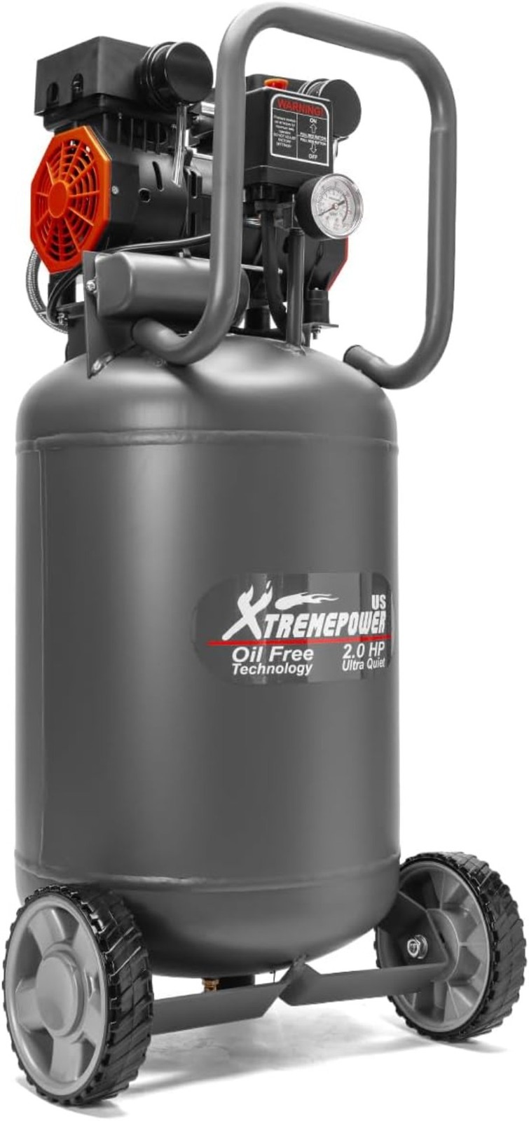 13-Gallon Air Compressor 2HP 1450W 4.9CFM@90PSI Oil-Free Quiet Tank 65dB gallery