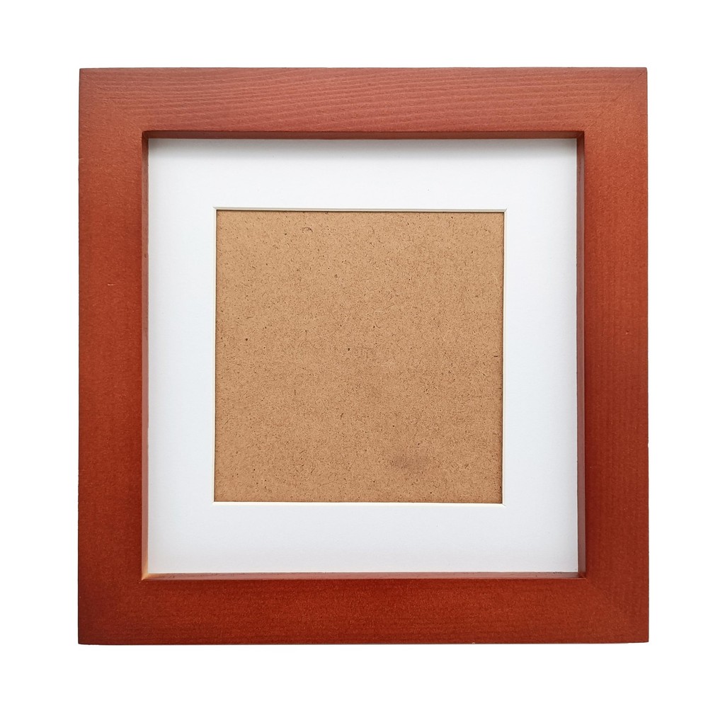 6X6 Picture Frames with 4x4 Opening Mat Square Photo Frame for Tabletop Wall