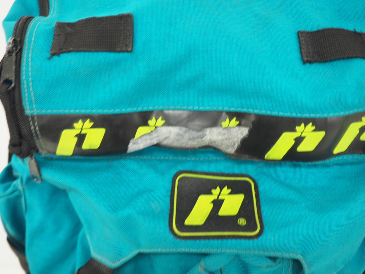 Vintage Unknow Brand Light Blue Large Capacity Internal Frame Backpacking Pack 2