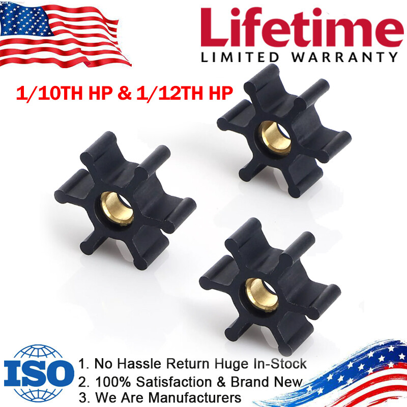 3X Impeller 5UXN0 For Utility Water Transfer Pump Fits 1/10th HP & 1/12th HP US gallery