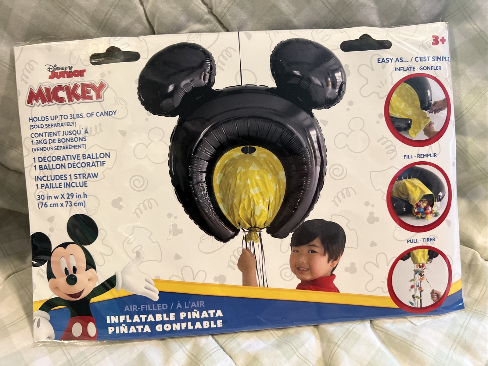 New Sealed Disney Junior Mickey Mouse Inflattable Pinata gallery