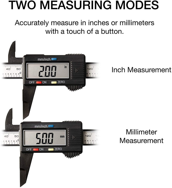 01417A 6” Digital Caliper | Electronic Measuring Tool | Range of 0-6”Or 0-150Mm gallery