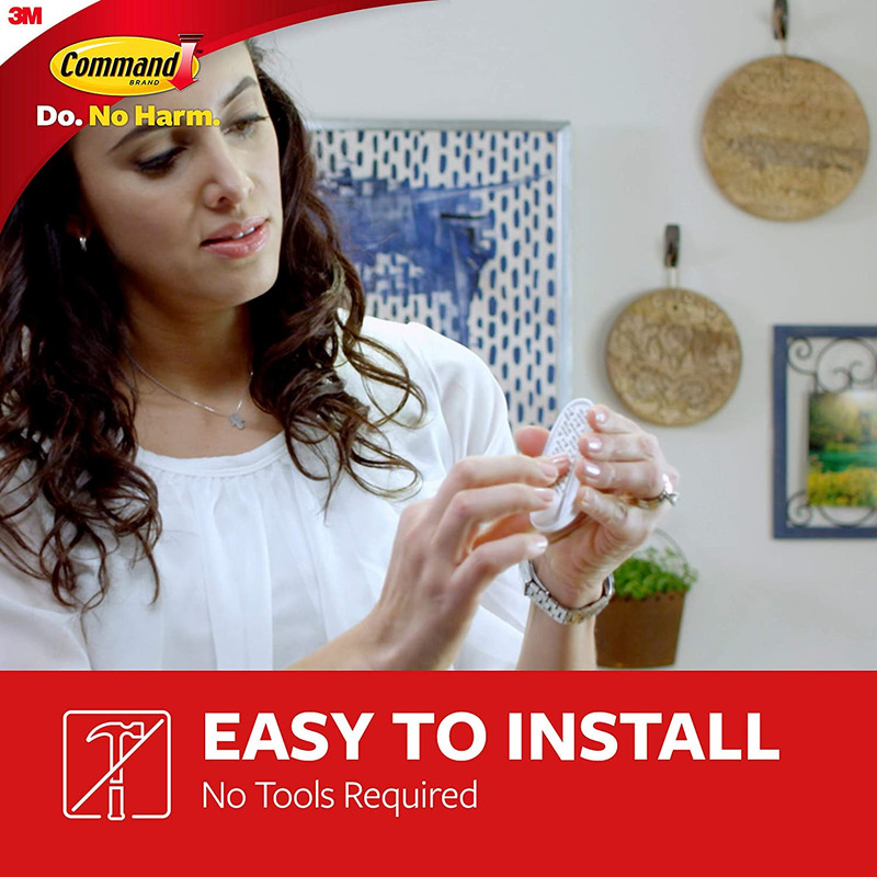 Command Medium Designer Hooks, 2 Hooks and 4 Command Strips, Damage Free Hanging gallery