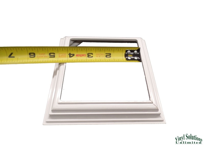 Vinyl PVC 4" x 4" Post Two-Piece Base Trim Skirt - Railing (3 colors) NEW! gallery