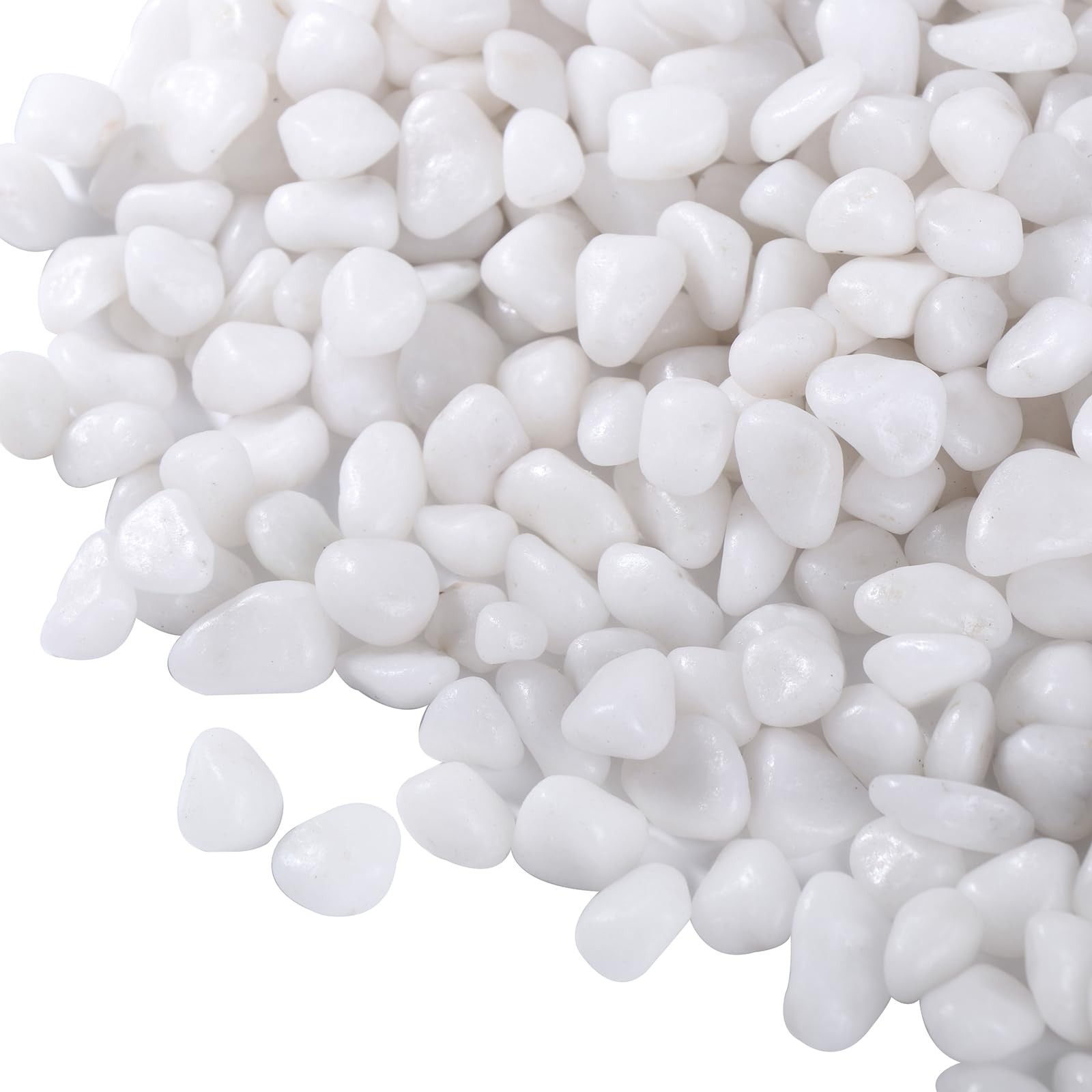 15lbs Small White Pebbles 3/8 Inch for Plants, Vase, Garden, Landscaping gallery