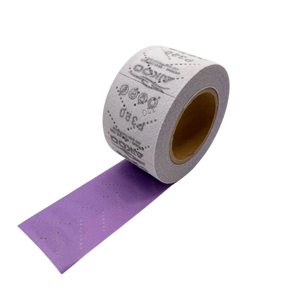 AIKOO Ceramic Multi-Hole Hook & Loop Sandpaper Continuous Roll 2.75" x 12m