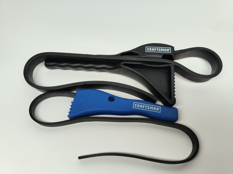 CRAFTSMAN 2 pc Large & Small Multi-Use STRAP WRENCH Set 45531 45532 Oil Filter gallery