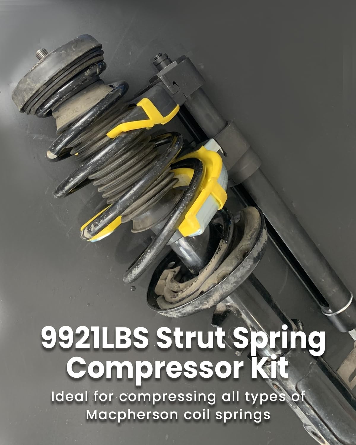 SIXIWANZI Universal Spring Compressor Tool, Heavy Duty Coil Spring... gallery