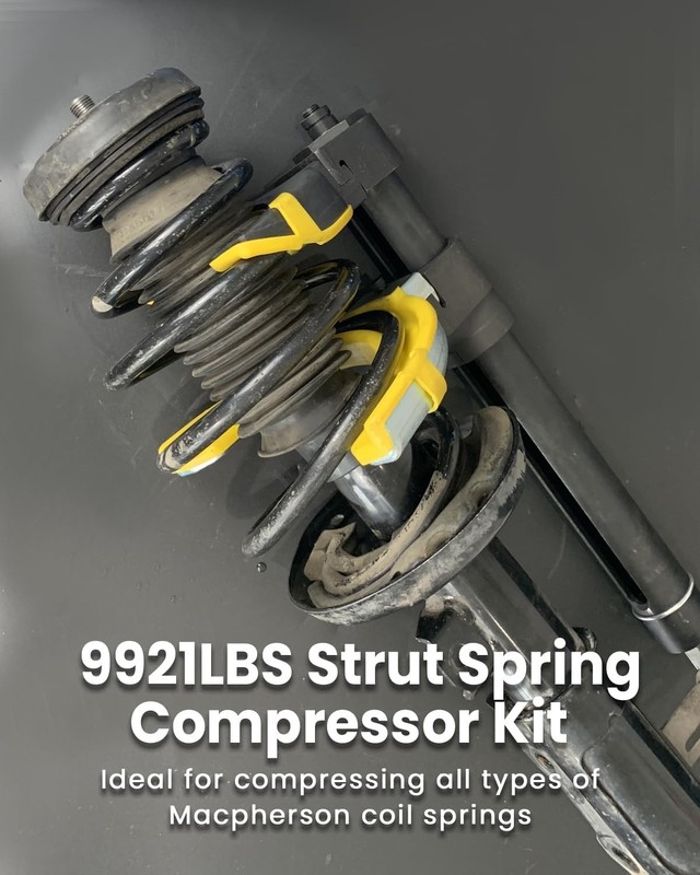 SIXIWANZI Universal Spring Compressor Tool, Heavy Duty Coil Spring... gallery