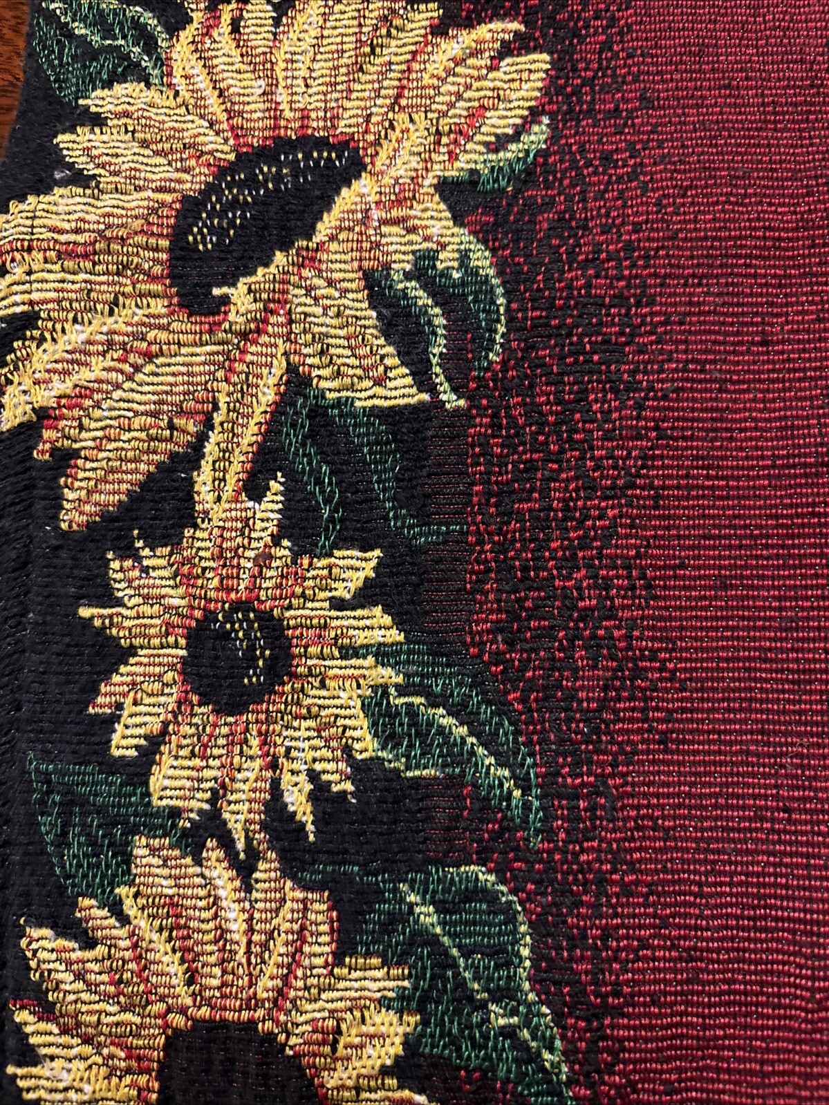 🍂🍂🍂 12” x 70" Fall Autumn Tapestry Sunflower Table Runner ~ Beautiful 🍂🍂🍂 gallery