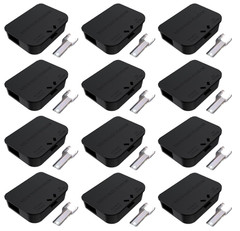 Mouse Stations 12 Pack, Keyless & Keyed, Safe for Kids and Pets, Black Use