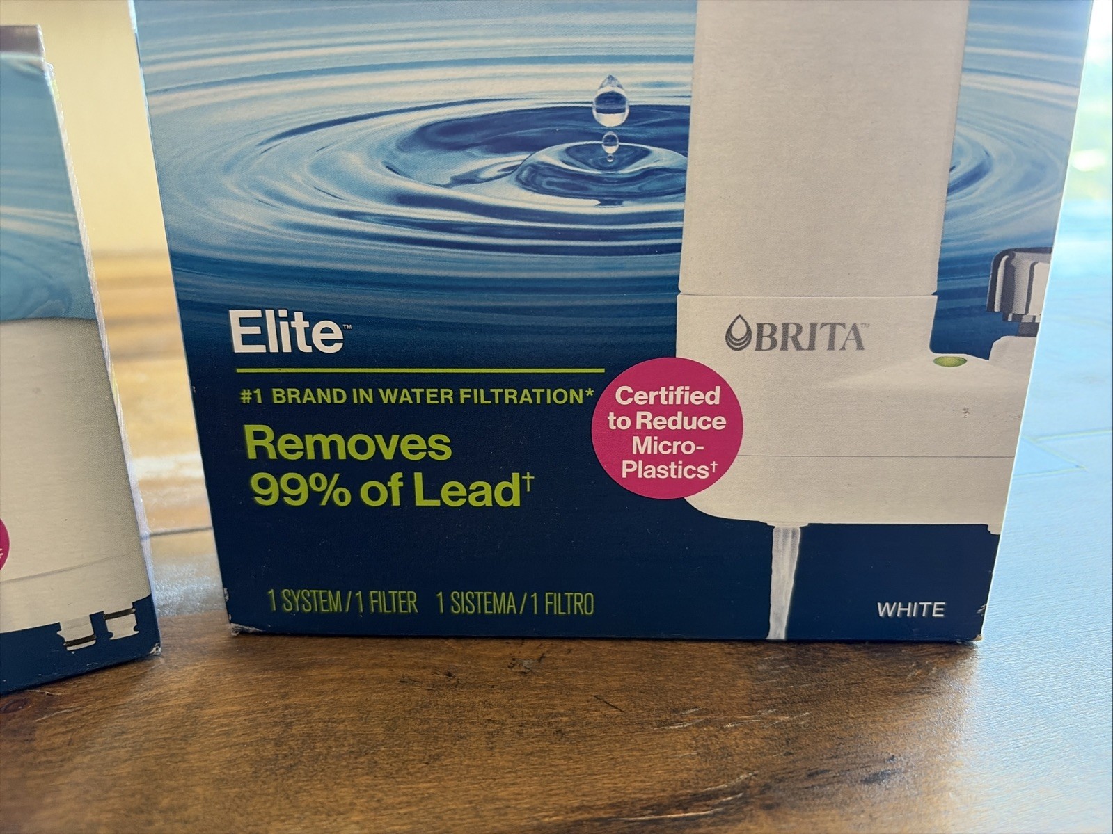 Brita Elite Faucet Mount Filtration System White Removes 99% Lead 2 EXTRA FILTER gallery