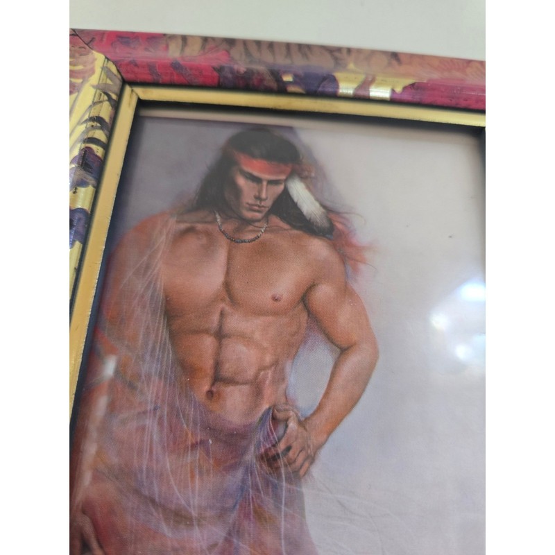 Framed Ozz Franca The Model Native American Art Print Leanin Tree gallery