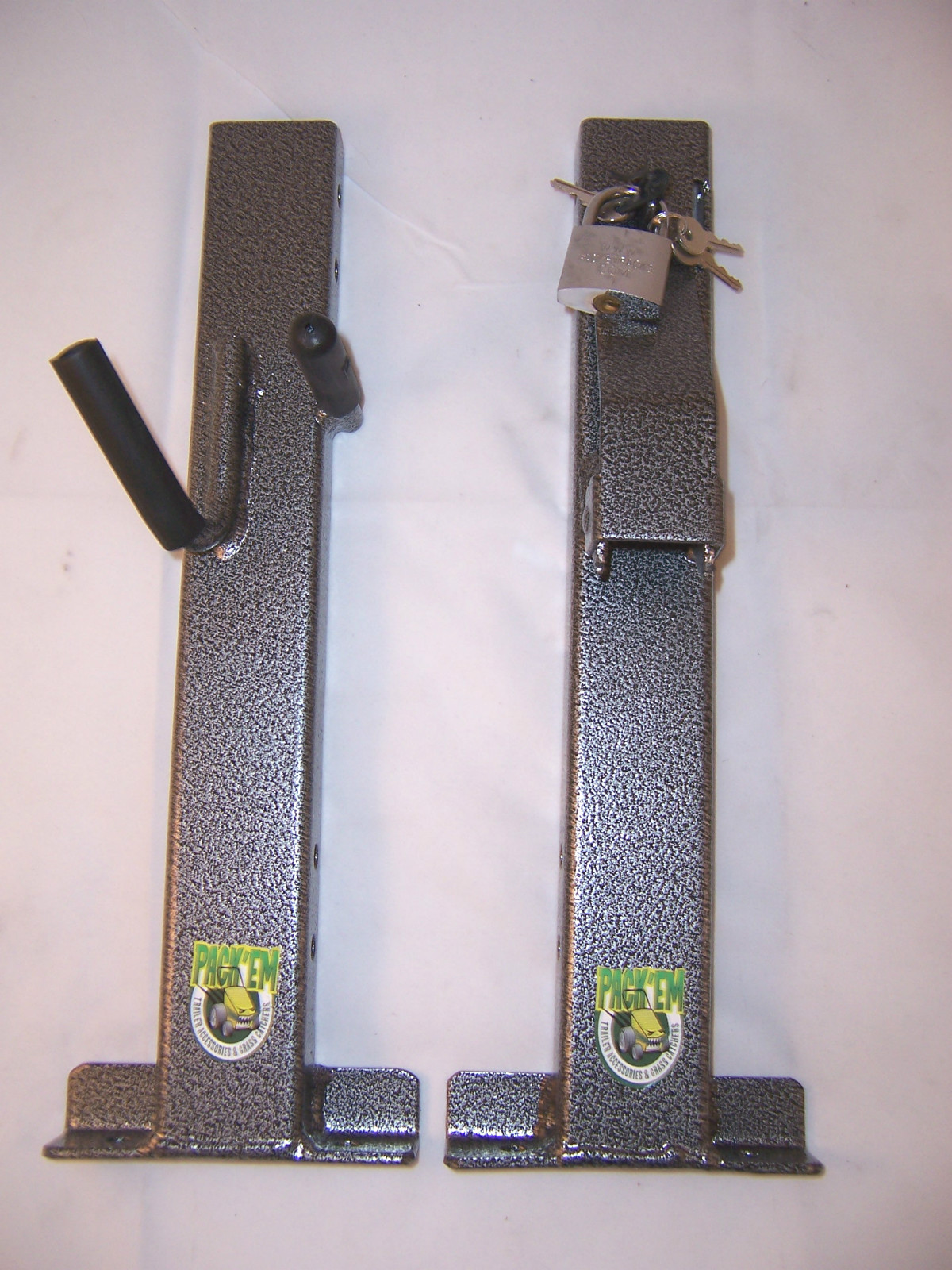 Lockable OPEN Trailer 2-Place Trimmer Rack Landscape Holds 2 Trimmer- PK-6S/6S2 gallery