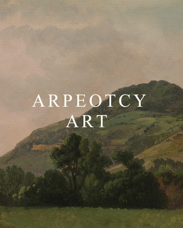 ARPEOTCY Extra Large Vintage Framed Wall Art, 36x54 Inch Retro Mountain Lands... gallery