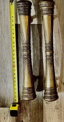24” Solid Brass Architectural Door Pull Handles – Removed from Arhaus Scottsdale