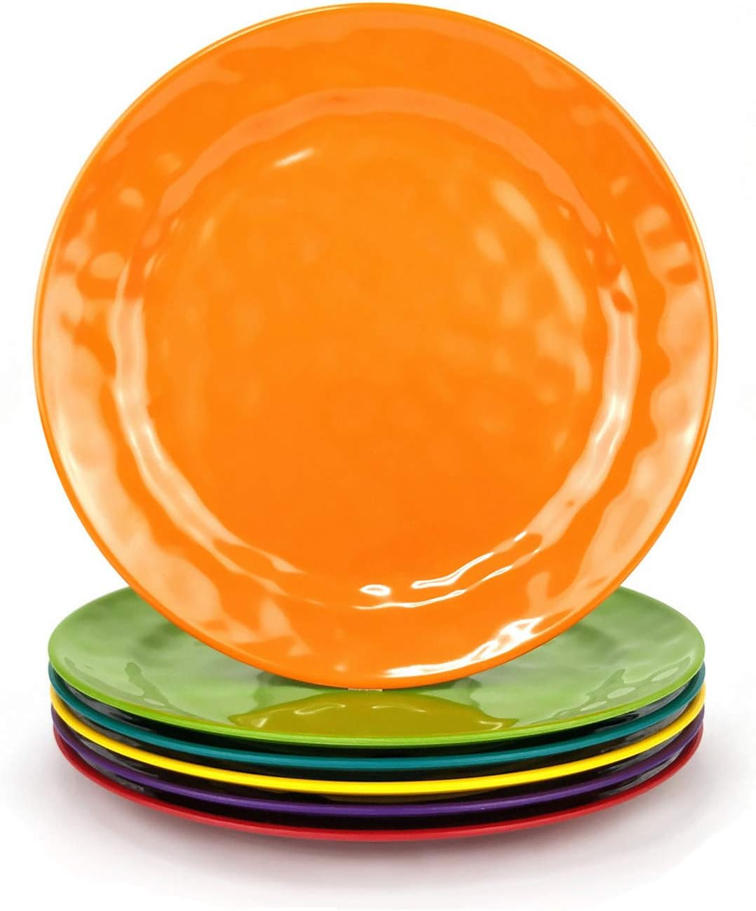 Melamine Plates Set -10Inch 6Pcs 100% Melamine Dinner Plates for Everyday Use, B gallery