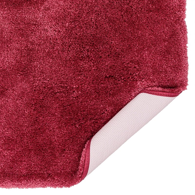 Mohawk Home Goliath Machine Washable Bath Mat 20 X 24 Contour Berry Azbig 250 gallery