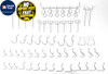 WEN Workbench Pegboard Accessory Kit, 50-Piece Silver gallery