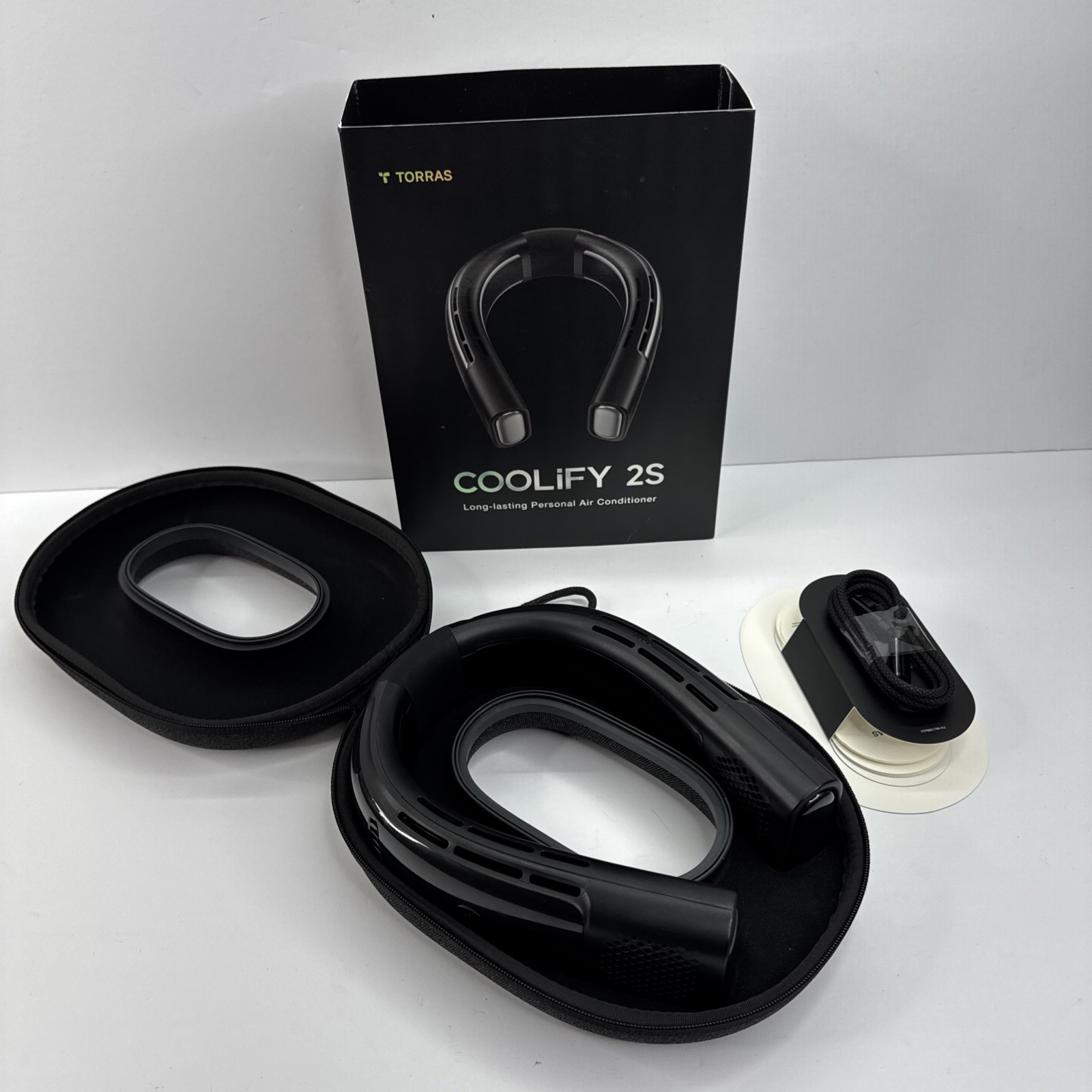 TORRAS Coolify 2S Smart 3-in-1 Neck Air Conditioner Cooling Heating Fan FG1B gallery