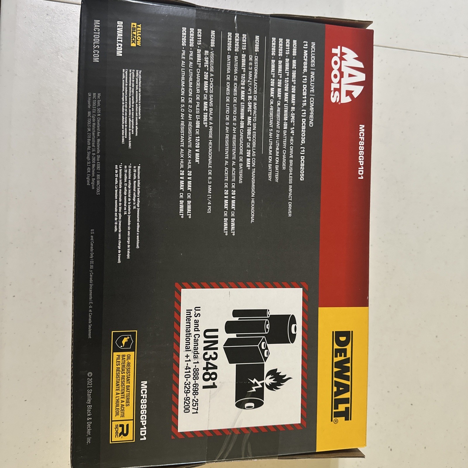 Mac Tools MCF886GP1D1 gallery