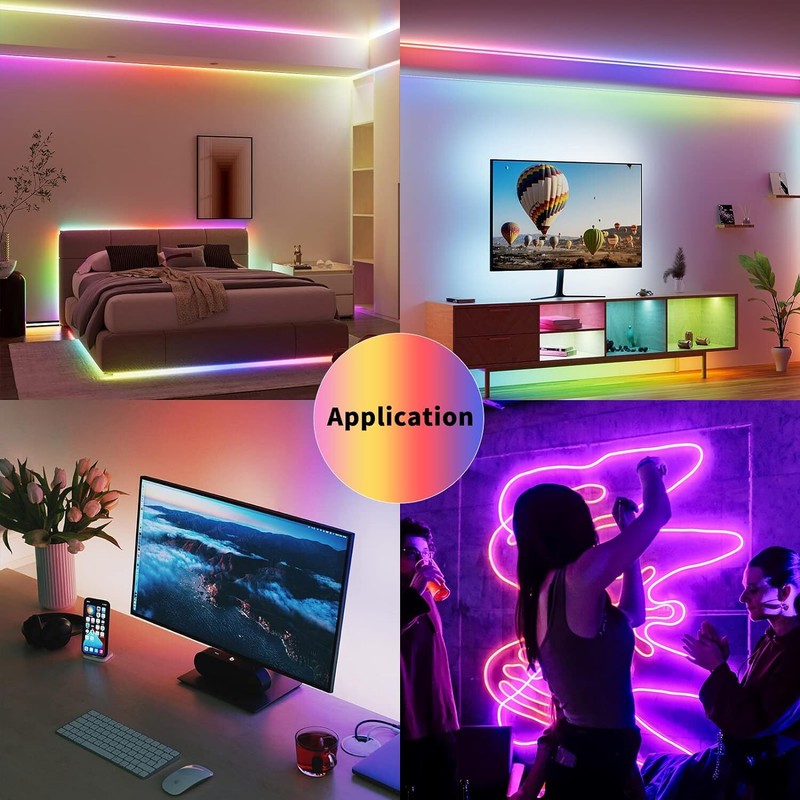 PAUTIX IP65 Waterproof RGB Smart IC COB LED Waterproof-24ft/7.5m-DC24V gallery