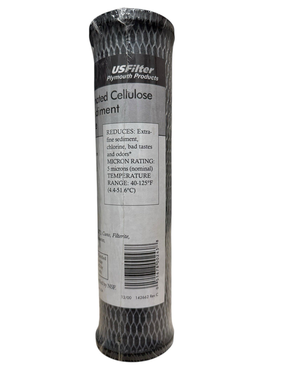 USFilter Carbon-Impregnated Cellulose Filter Cartridge Model C1 gallery