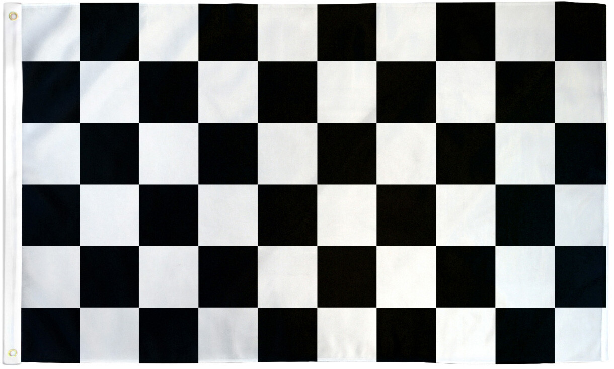 Black & White Checkered Flag 2x3ft Racing Finish Line Flag Nascar gallery
