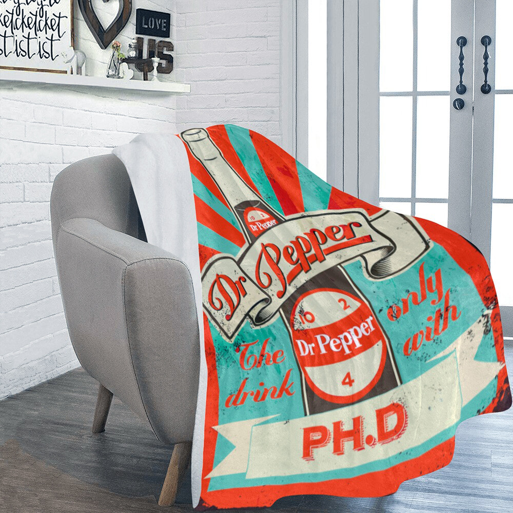 Vintage Style Dr Pepper Ultra-Soft Micro Fleece Blanket gallery