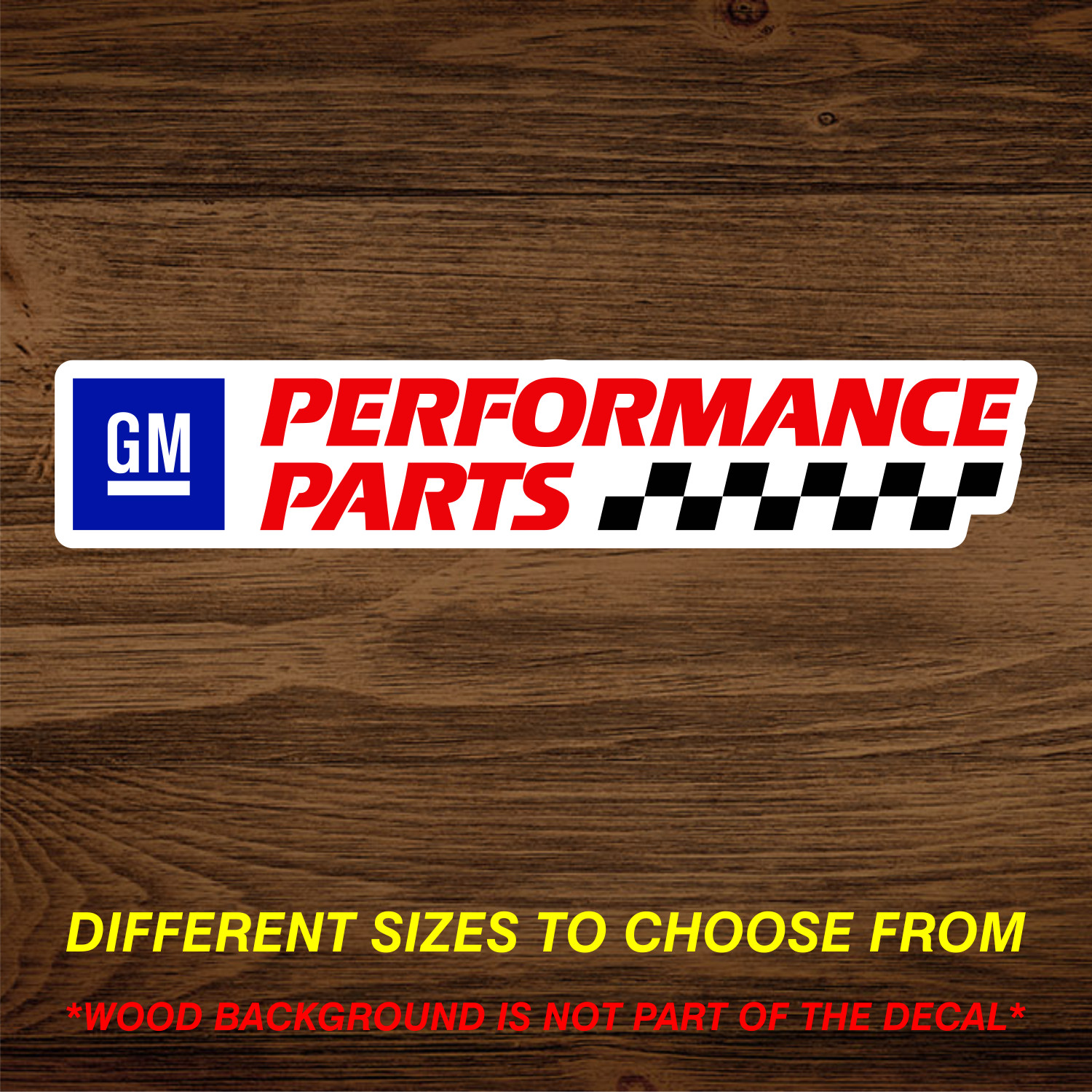 GM Performance Parts Vinyl Decal Sticker Free Shipping gallery