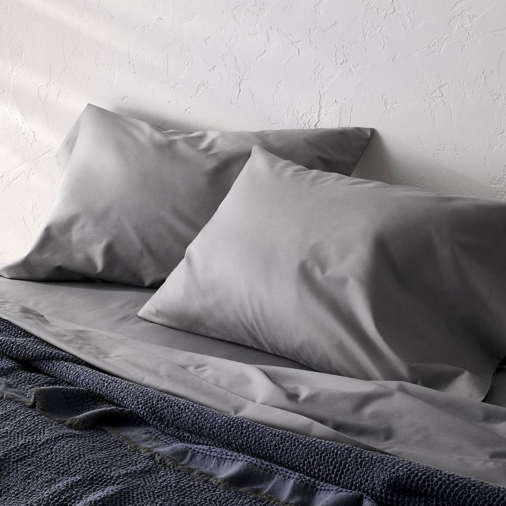 400 Thread Count Percale Pillowcases - Casaluna gallery