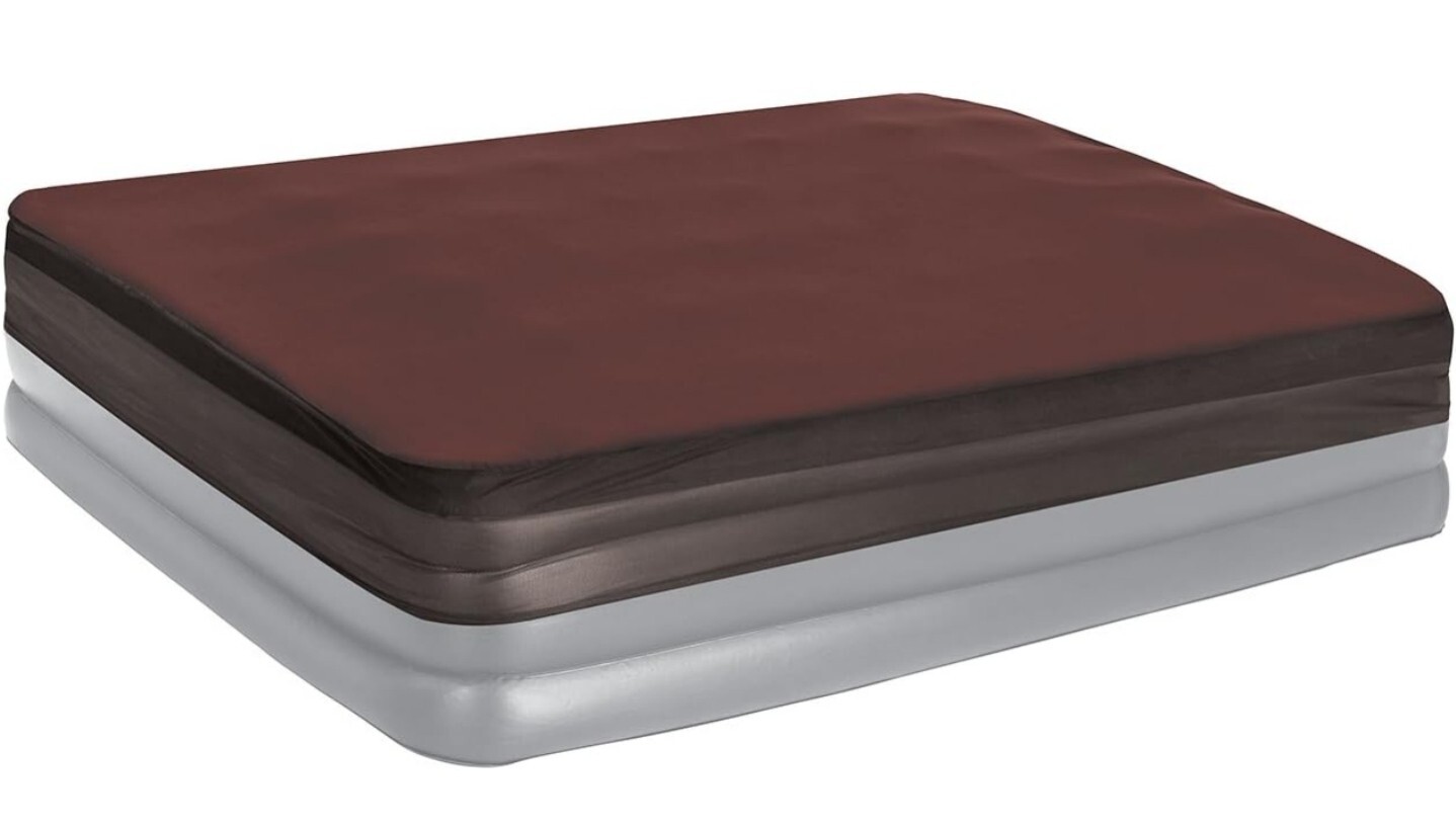 Lightspeed Outdoors Foam Topper for Air Mattresses, 60 x 80 x 0.5", Maroon gallery
