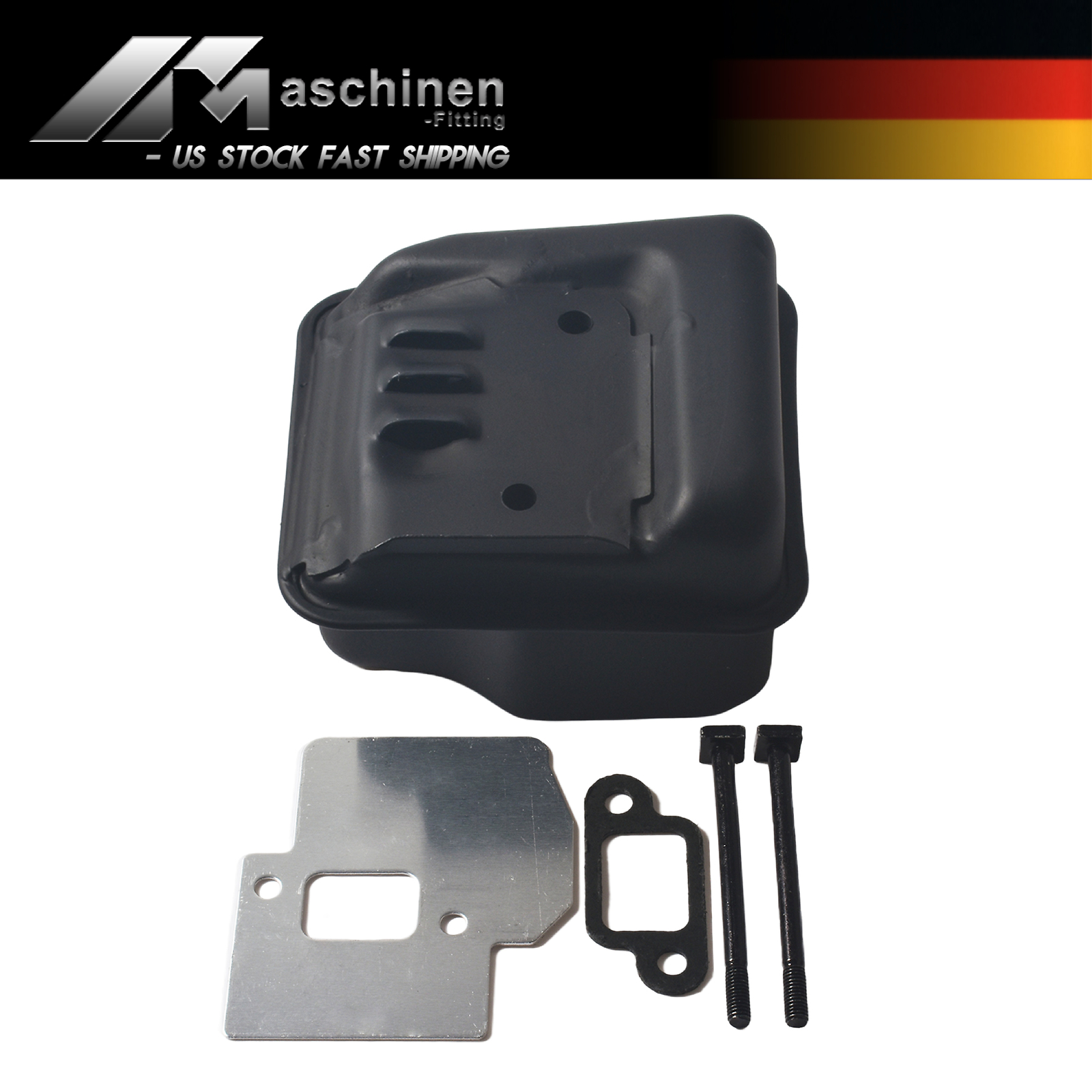 Exhaust Muffler Bolts & Gasket Cooling Plate For Stihl 021 023 025 MS250 210 230 gallery