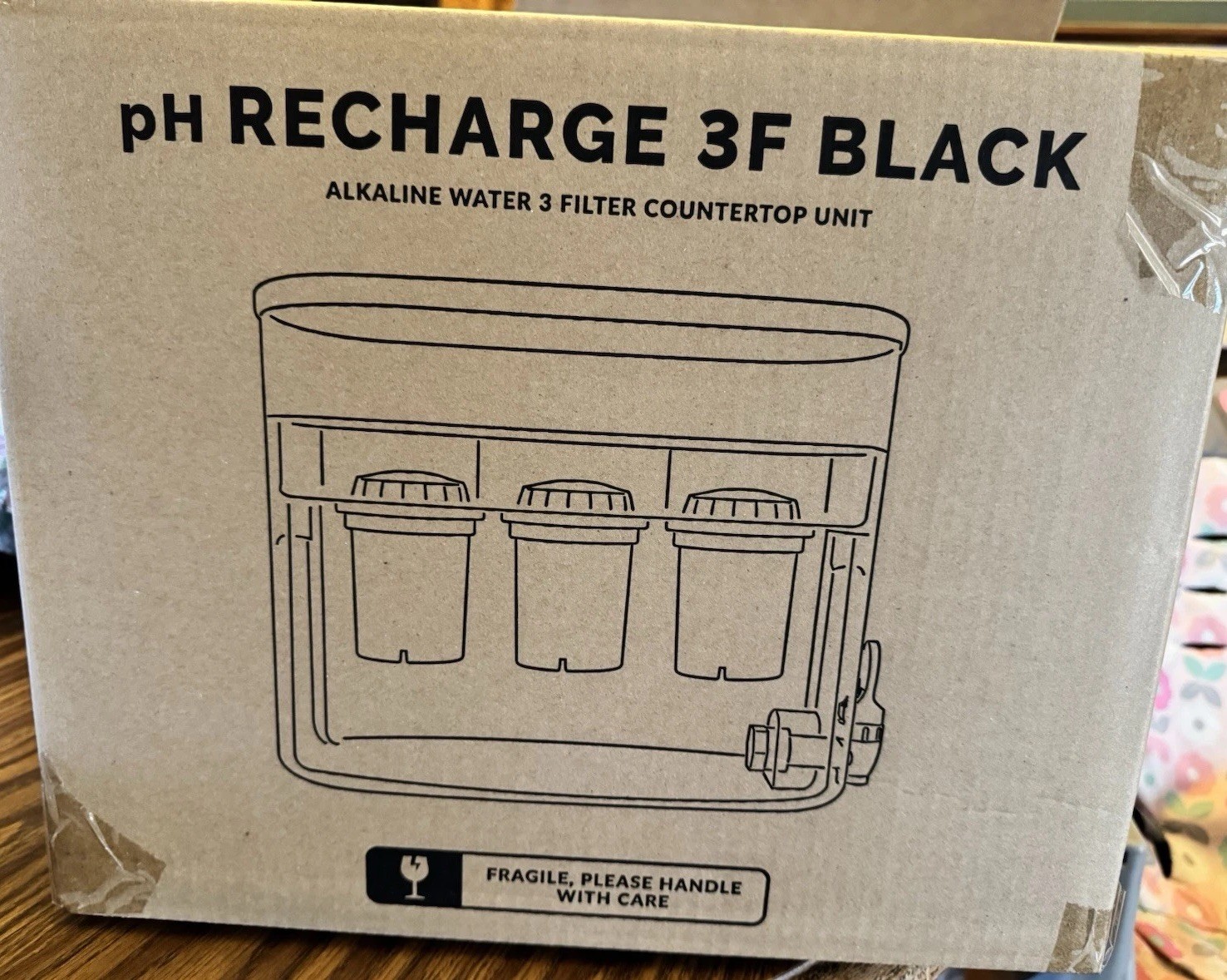 Invigorated Water pH Recharge 3F Black Alkaline Countertop Filter 3.3 gal gallery