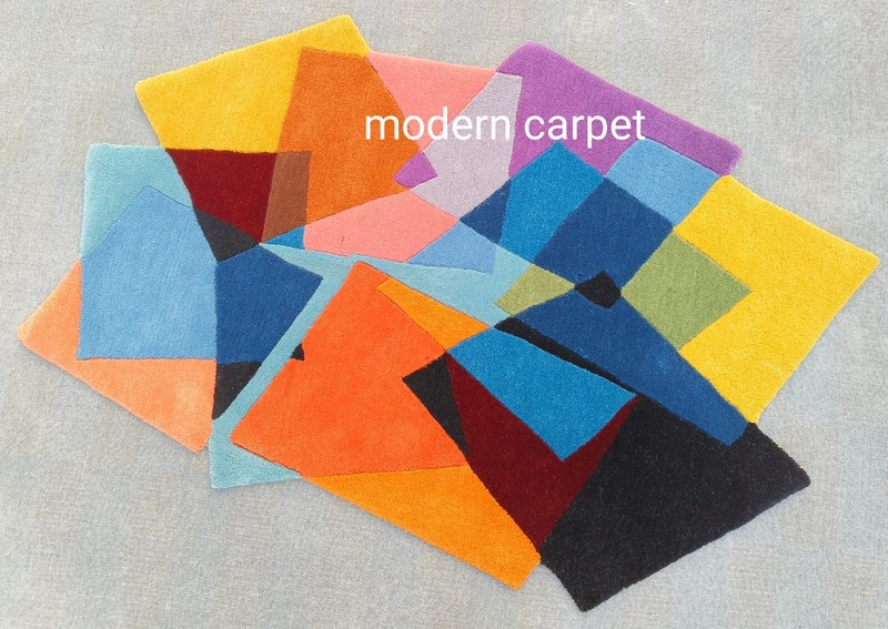Irregular Shape Rugs Handmade 100% Woolen Hand Tufted For Home Decoration gallery