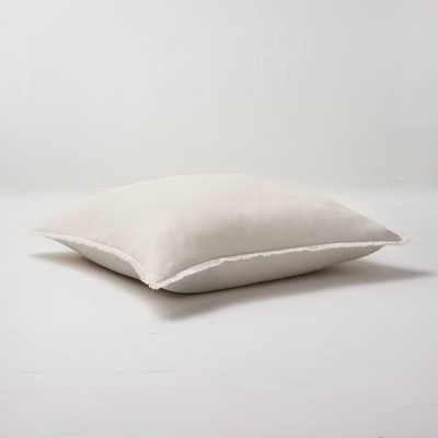 Euro Heavyweight Linen Blend Throw Pillow Natural - Casaluna gallery